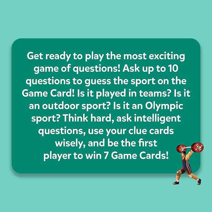 Skillmatics Guess in 10 Sports, Perfect for Boys, Girls, Kids, and Families Who Love Card Games, Toys, Travel Games, Gifts for Ages 6, 7, 8, 9 and Up