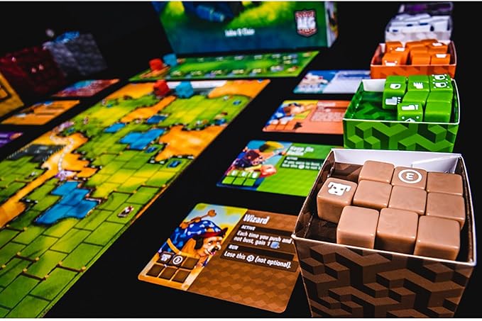 AEG Cubitos Board Game | Award-Winning Dice Racing Game | Push Your Luck Fun for The Whole Family | 2-4 Players | Ages 10+ | 30-45 Minute Playtime