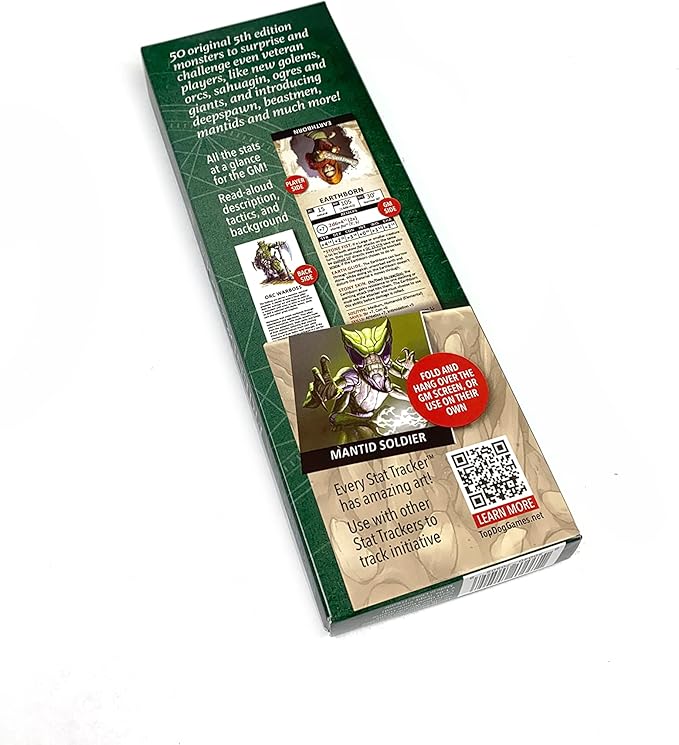 Friends & Foes from Battle - 50 Illustrated Original 5e Monsters - Initiative Cards for 5th Edition DM's