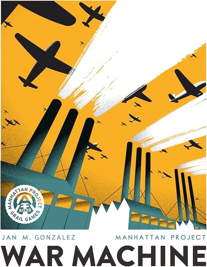 Grail Games Manhattan Project: Warmachine Board Game - Build, Deploy, and Conquer! Strategy Game for Kids & Adults, Ages 12+, 1-4 Players, 30-45 Min Playtime, Made by Grail Games