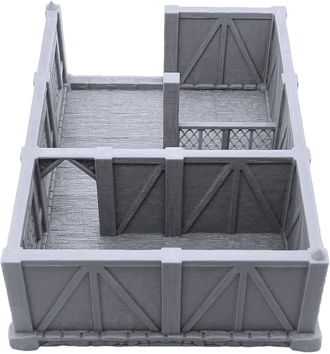 Ulvheim Merchant House - Stable by Terrain4Print, 3D Printed Tabletop RPG Scenery and Wargame Terrain for 28mm Miniatures