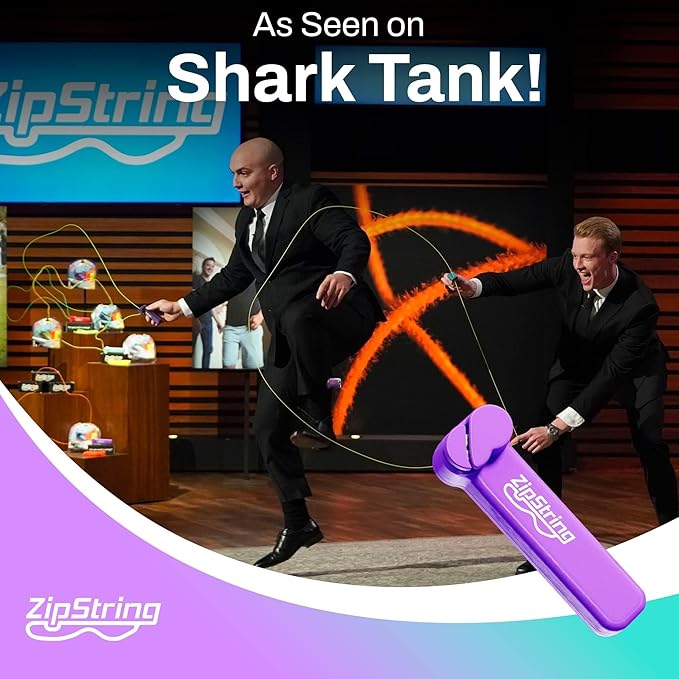 Original - As Seen on Shark Tank - Classic Rope Launcher Toy, Perfect for Kids & Adults - Fly a String Loop in The Air for Endless Tricks & Fun, Wonderment Awaits, Vivacious Violet
