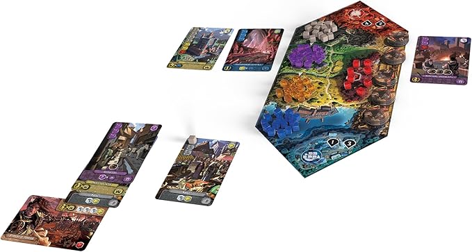 It's A Wonderful Kingdom Board Game - Strategic Kingdom-Building and Resource Management Game, Fantasy Game, Ages 14+, 1-2 Players, 45-60 Minute Playtime, Made by Lucky Duck Games