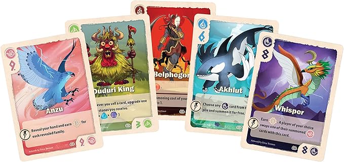 Renegade Game Studios: The Vale of Eternity: Artifacts Expansion - Drafting Collection Card Game, Tame & Hunt Monsters/Creatures, Age 14+, 2-4 Players