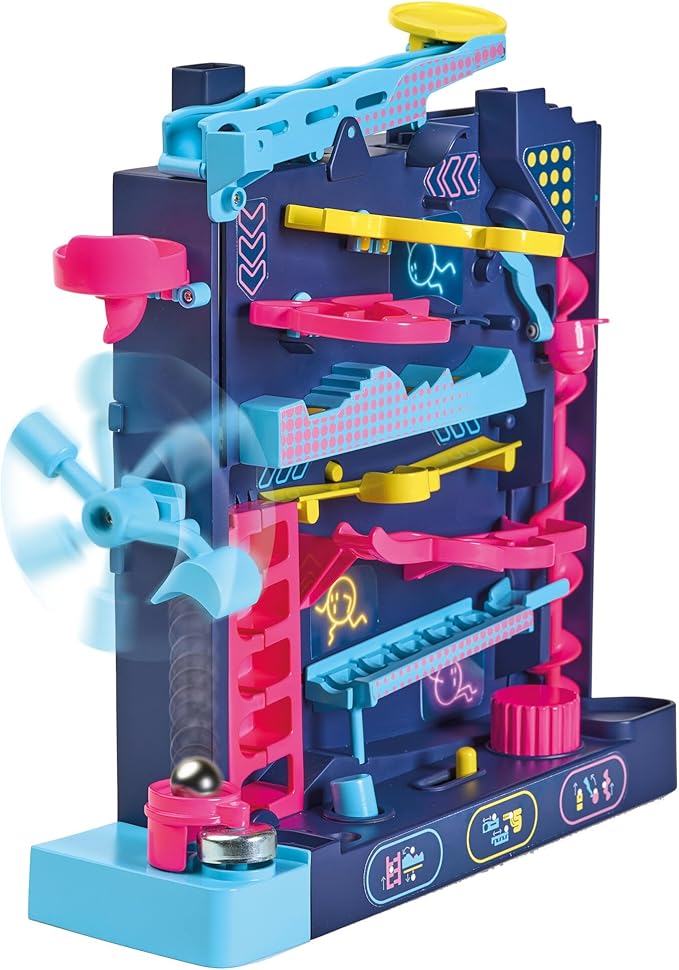 Screwball Scramble Level Up Kids Board Game- Timed Marble Run Obstacle Course Kids Games - Holiday Toys and Christmas Games - Toddler Ages 5 Years and Up