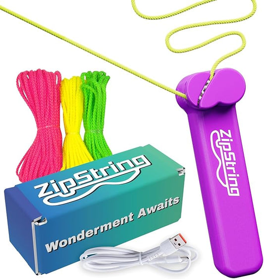 Original - As Seen on Shark Tank - Classic Rope Launcher Toy, Perfect for Kids & Adults - Fly a String Loop in The Air for Endless Tricks & Fun, Wonderment Awaits, Vivacious Violet