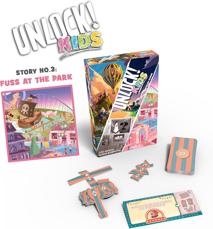 Asmodee : Unlock Kids / Detective stories (English Game)
