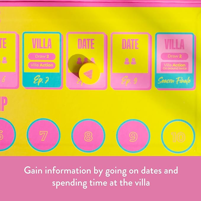 Lovestruck - Reality TV Party Board Game | 5-10 Players, for Groups, Adult Game Night, No TV Knowledge Needed, Social Deduction