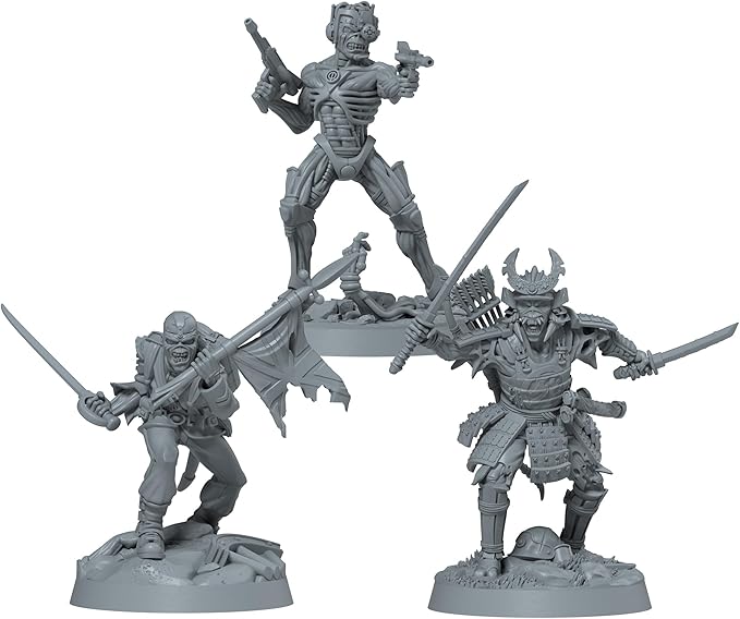 Zombicide Iron Maiden Character Pack #1 - Eddie Miniatures and Game Enhancements! Cooperative Strategy Board Game, Ages 14+, 1-6 Players, 60 Minute Playtime, Made by CMON