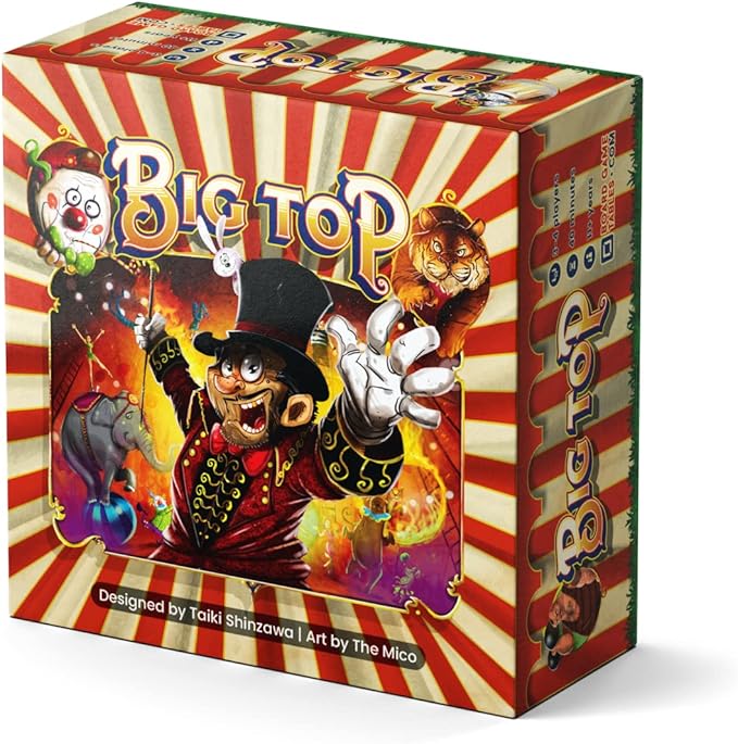 Big Top - Fast Paced Auction Game - 3 to 4 Players - 40 Minutes Play Time (Big Top (Base Game))