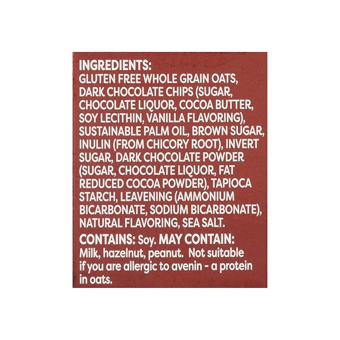 Nairn's Gluten-Free Chocolate Chip Oat Grahams - Healthy, Tasty and Safe for Celiacs. Perfect On-the Go Snack. High Fiber, No Artificial Colors, Flavors, or Preservatives, 5.64oz