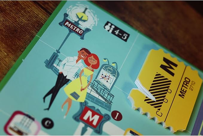 IELLO: Get On Board: Paris & Rome - A Clever Flip & Write Board Game, Create The Best Metro Line in Two Cities, Ages 8+, 1-5 Players, 30 Mins