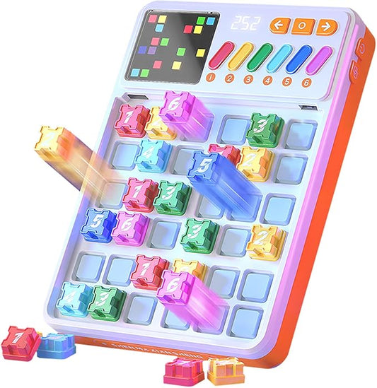 Smart Sudoku Puzzle Games, Original 2500 Challenges Sudoku for Kids, Brain Teaser Puzzle for Kids, Travel Games Birthday Gifts for Boys Girls, Easter Basket Stuffers Toys for All Ages