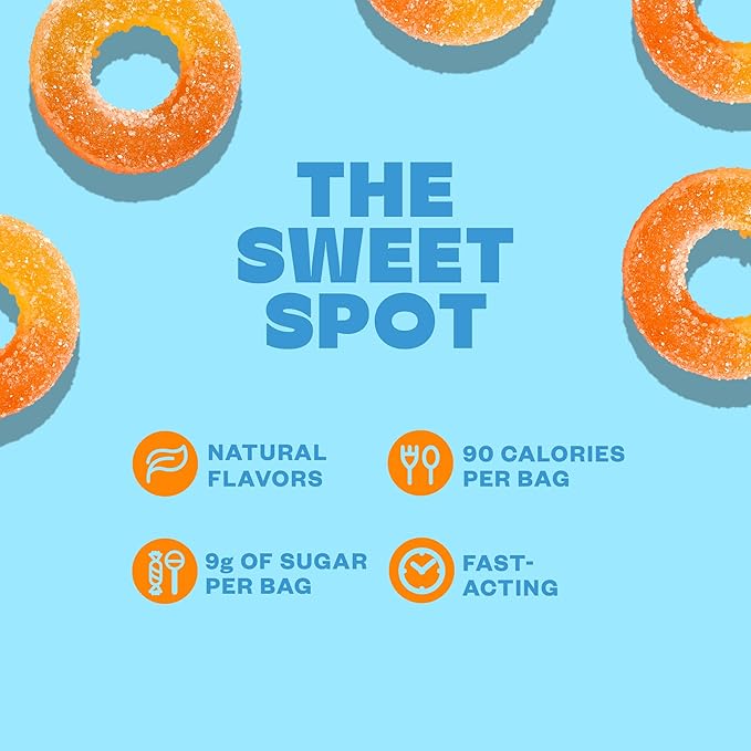 Tandy Mellow Rings L-Theanine Gummies I Relaxation Gummy with Juicy Peach Flavor I Calming Gummies for Adults I Gluten-Free Fast-Acting Dietary Supplement Gummy I 6-Pack