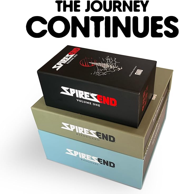 Spire's End: Hildegard Card Game, Add to Your Choose-Your-Path Adventure and Strategy Board Games, Immersive Solo or Cooperative Play for Ages 12 and Over, 1-2 Players, 30-180 Minute Playtime