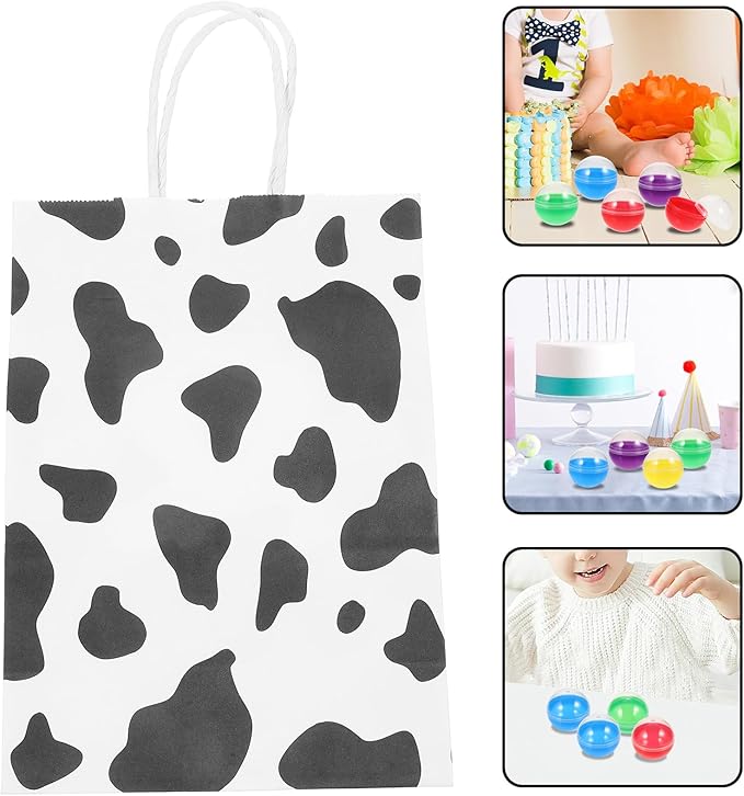 Yardwe 60Pcs Gumball Vending Machine Capsules, Empty Clear Colored Round Capsules Plastic Containers for Prizes Party Favors (1.8 Inch, Random Colors)