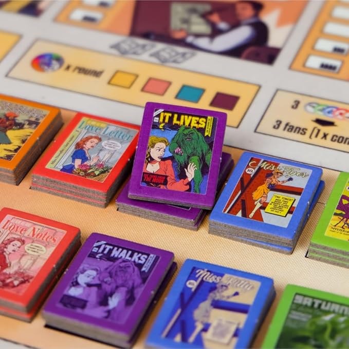 Age of Comics: The Golden Years | The Comic Book Publishing Game | Build Your Comic Empire During The Golden Age of Comics | Immersive Strategy Game for 1-4 Players, 60-110 Mins, Ages 14+