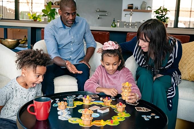 Wandering Towers, Strategy Board Game About Trapping Wizards, Movement, Magic & Spells, Fun Family Games for 6 Players, Ages 10+, 1-6 Players, 30 Mins