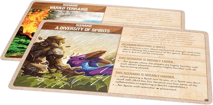 Greater Than Games | Spirit Island: Feather & Flame - Foil Panels | Cooperative Strategy Board Game Accessory | Premium Component Upgrade