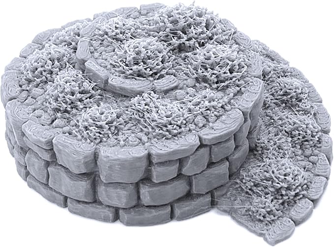 Witch's Hovel DND Terrain Compatible with Dungeons and Dragons, 28mm Miniature Wargaming, Tabletop RPGs, Wargame Scenery