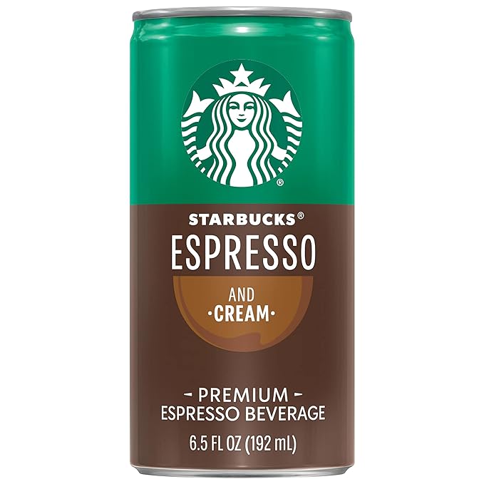 Starbucks - RTD Coffee Espresso And Cream, 6.5oz Cans (12 Pack) (Packaging May Vary)