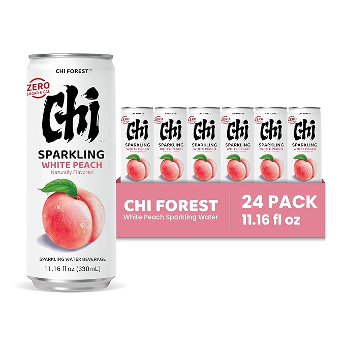 CHI FOREST White Peach Sparkling Water (11.16 oz* 24)