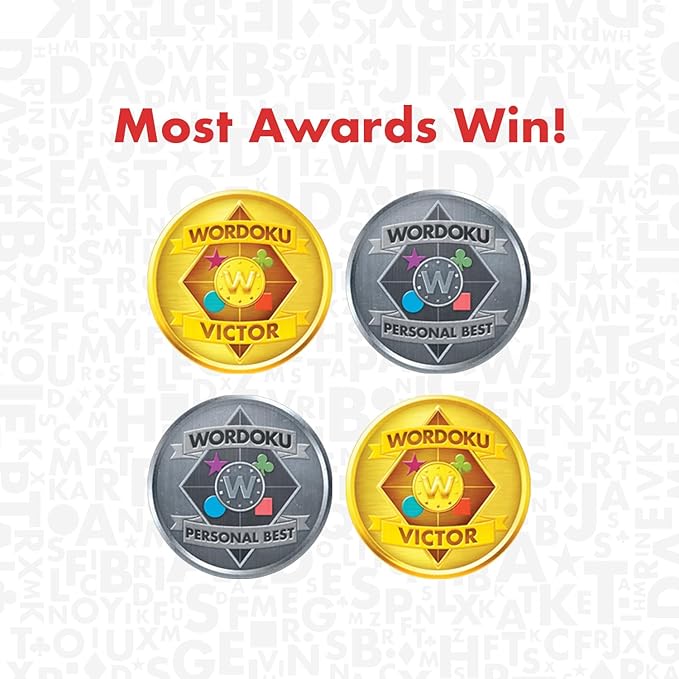 Calliope Games Wordoku - Fun Spelled Out! - Crossword Sudoku - Word Puzzle Board Game for Family Game Night - 1-6 Players - from The Makers of Tsuro and Roll for It!