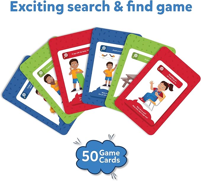 Skillmatics Scavenger Hunt Card Game - Found It Travel, Learning Toy, Gifts for Kids, Boys, Girls and Families, for Ages 4, 5, 6, 7, Perfect for Home, School, Playdates