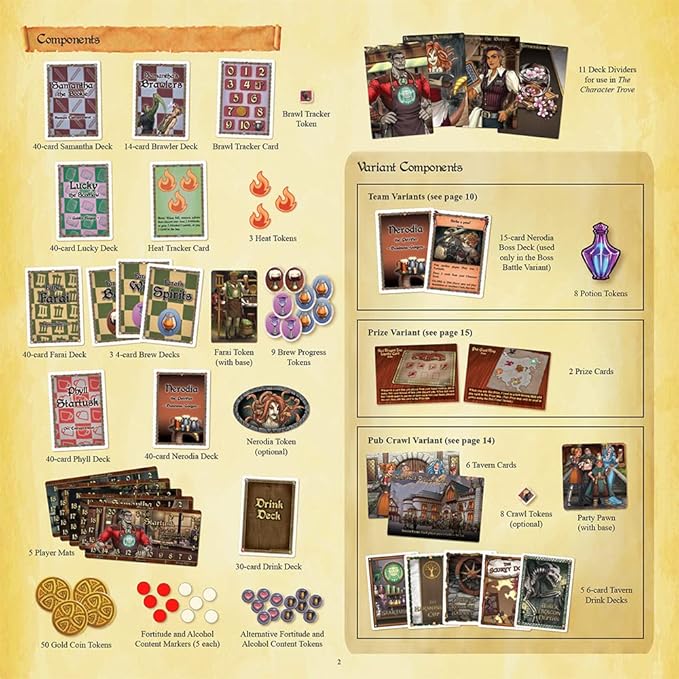 Red Dragon Inn 8, The Pub Crawl, Five New Characters, Can be Played with All Expansions, New Prize Cards Inside, For Ages 13 and up