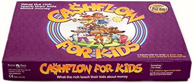 Rich Dad Cashflow Board Game for Kids, Children's Edition, Up to 6 Players, Ages 6+