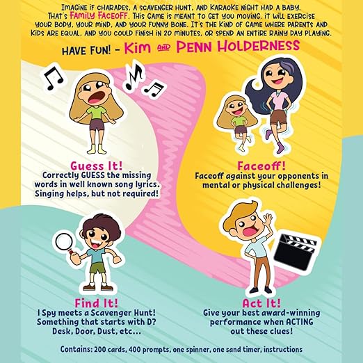 Family Faceoff | Fun Active Game Meant to Get You Moving with The Holderness Family - Best to Play with Family During Rainy Day