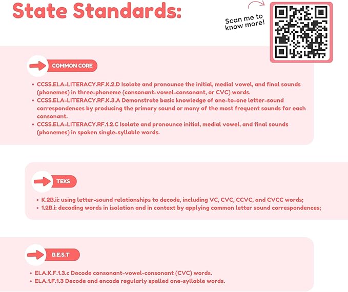 THE FIDGET GAME Word Pop, CVC Words - Learn to Read in Weeks - Multisensory Reading & Phonics Interactive Game Ideal for Pre Kindergarten to 1st Grade (Packaging May Vary)