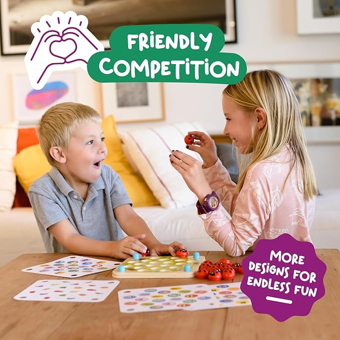 Nene Toys Educational Memory Extension Cards - 24 Extra Themed Patterns – Additional Matching Cards with Numbers, Letters, Animals, Body Parts [Nene Toys Exclusive Size]