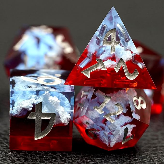 D&D Dice Set, Dungeons and Dragons Game Dice,DND Dice Gift Set for Role Playing Table Games