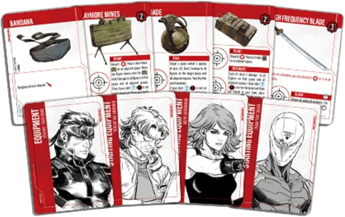 Metal Gear Solid The Board Game - Stealth & Strategy Gameplay, 14-Mission Campaign & 6 VR Missions, Iconic Characters & Boss Fights, Ages 14+, 1-4 Players, 60-90 Minute Playtime, Made by CMON