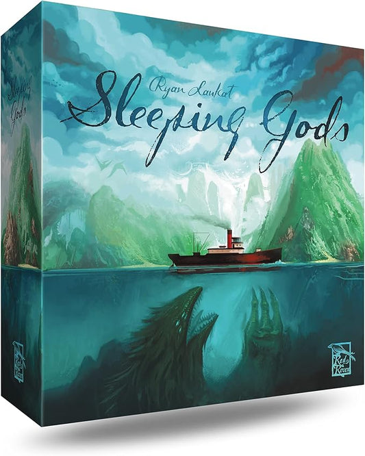 Sleeping Gods by Red Raven Games – Explore The Wandering Sea, Cooperative Fantasy Campaign Board Game, for 1-4 Players, Ages 13+