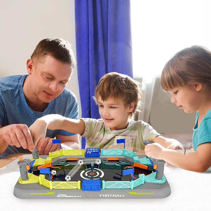 Mini Foosball Games for Kid Age 3-5 6-8, Soccer Board Games, Soccer Toys Indoor Game Room Birthday Party Gifts for 3 4 5 6 7 8 9 10 11 12 Years Old Boys Girls