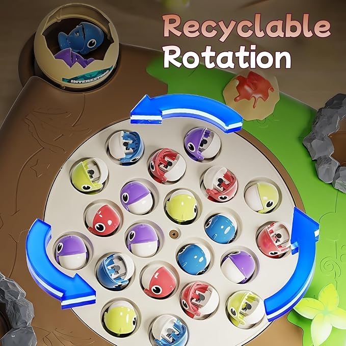 Magnetic Fishing Game for Kids Toddlers 3-8 Years Old, 47-Piece Fishing Toy Set, Fun Fishing Board Game, for 3-8 Year Old Boys Girls