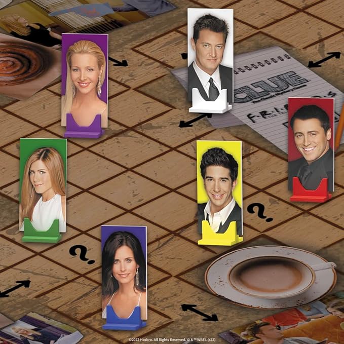 CLUE: Friends | Solve The Mystery in This Collectible Clue Game | Featuring Characters & Locations from Friends TV Sitcom Series | Officially-Licensed Friends TV Show Game & Merchandise