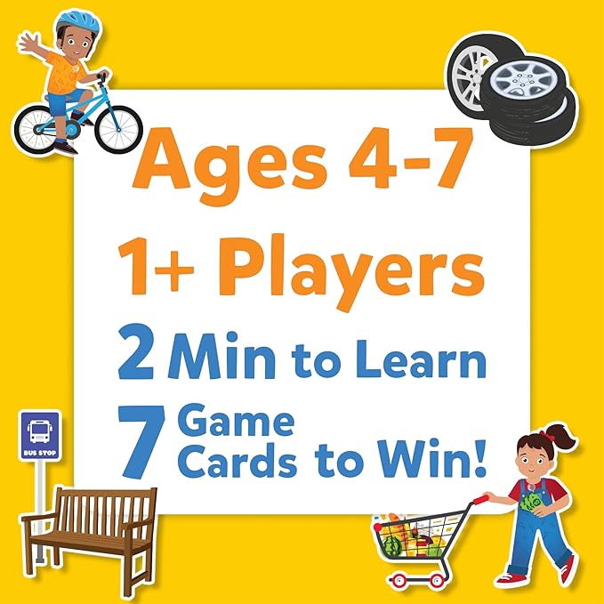 Skillmatics Scavenger Hunt Card Game - Found It Travel, Learning Toy, Gifts for Kids, Boys, Girls and Families, for Ages 4, 5, 6, 7, Perfect for Home, School, Playdates