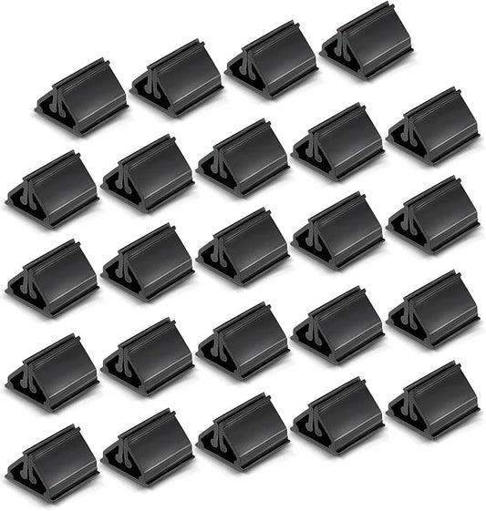 Maitys 24 Pcs Plastic Game Piece Card Stands Holder Plastic Board Pieces Markers DIY Playing for Board Game Party Favor(Black)