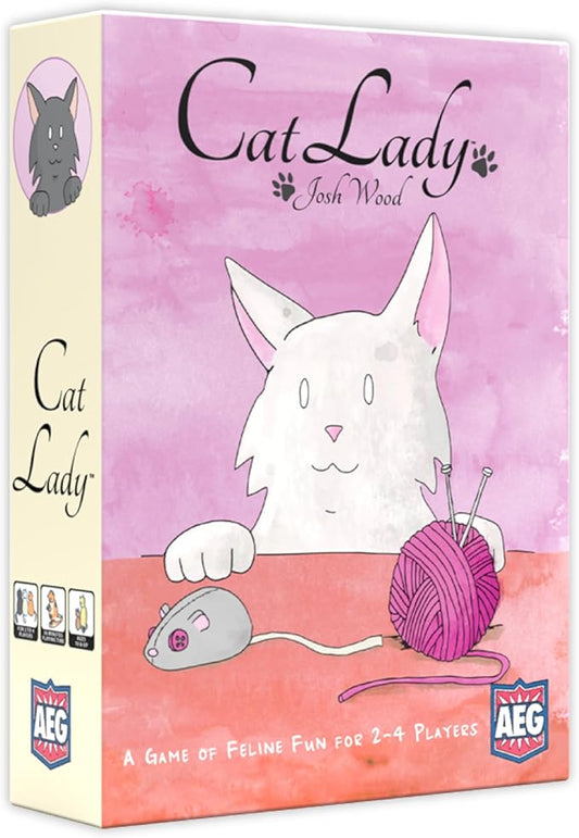 AEG Cat Lady Board Game | Collect Toys and Rescue Cats | Family Card Drafting Game for 2-4 Players | Ages 10+ | Easy to Learn & Plays in 30 Minutes