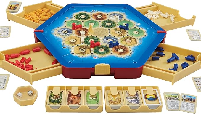 CATAN Traveler COMPACT EDITION Board Game - Settle, Trade, and Build on the Go! Strategy Game, Family Game for Kids and Adults, Ages 10+, 2-4 Players, 60 Minute Playtime, Made by CATAN Studio