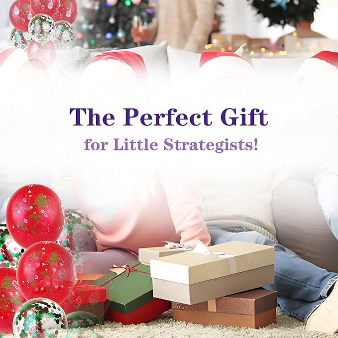 Cartoon Chess Set for Kids: 11.8" Unique Chess Board for Kids & Beginners - Pink Wooden Board Games Educational Toy for Adults Toddlers Family School Fun