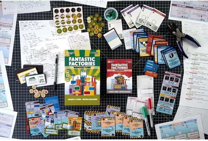 Fantastic Factories The Board Game Deluxe Edition: Core Game, Manufactions, and Subterfuge Expansions (3 Items)