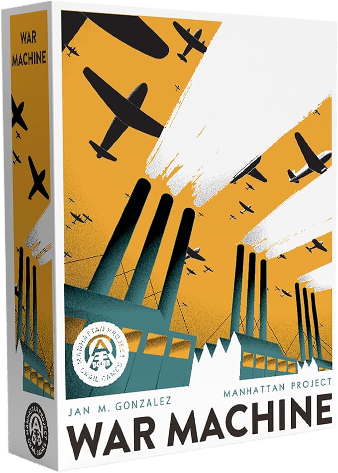 Grail Games Manhattan Project: Warmachine Board Game - Build, Deploy, and Conquer! Strategy Game for Kids & Adults, Ages 12+, 1-4 Players, 30-45 Min Playtime, Made by Grail Games