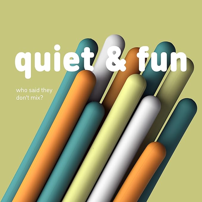 Sensory Activity Board: Silicone Fidget Toy for Calming, Stress, Anxiety, ADHD & Autism | Silent, No Mess | Kids 3+ & Adults | Includes Portable Travel Bag & 11 Strings