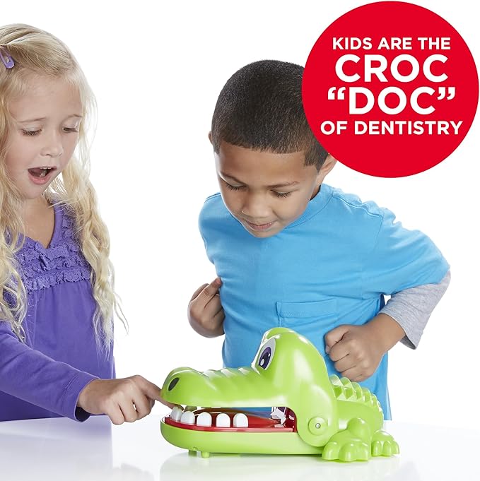 Hasbro Gaming Crocodile Dentist Kids Board Game, Ages 4 And Up (Amazon Exclusive)