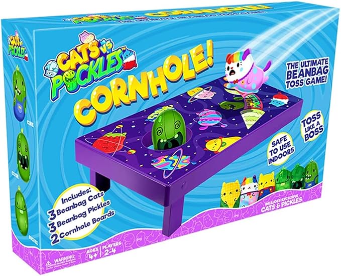 Cats vs Pickles Corn Hole Game