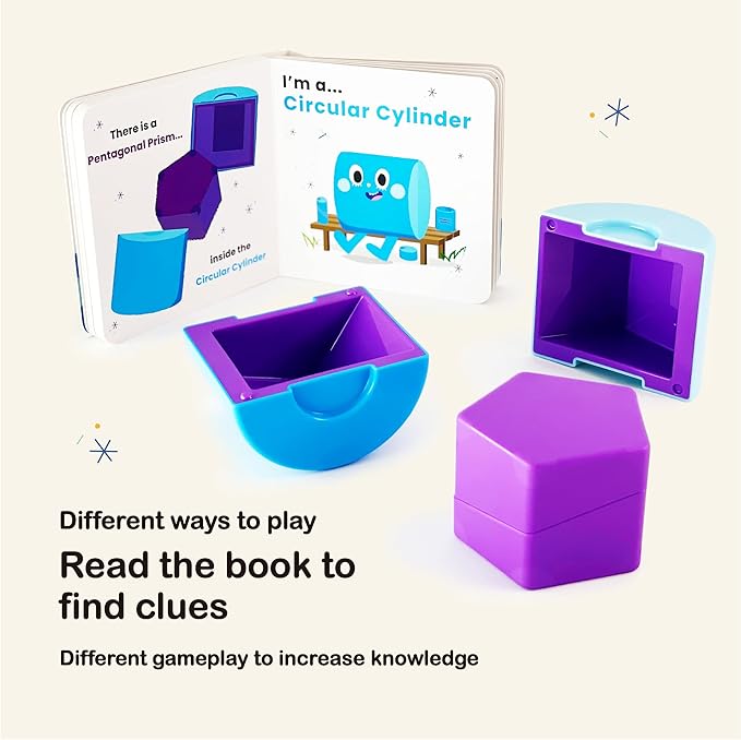 BEST LEARNING My Geo-Blox - Sorting and Building Blocks to Learn Colors and Shapes for Children 3+ Years - Cardboard Book Included - Building Toys for Boys and Girls as Birthday Present
